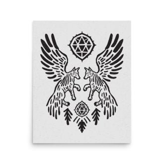 Flying Wolves 1 | Art Print