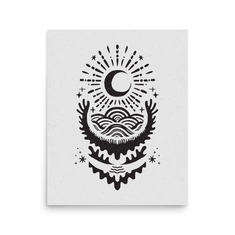 Moon & Tides 1 | Art Print