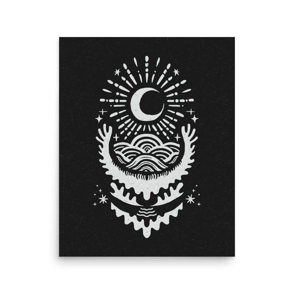 Moon & Tides 1 | Art Print
