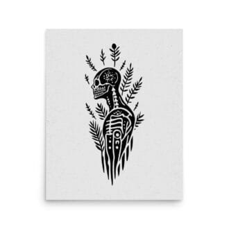 Alter Ego 1 Original Art Print by Inkwala expressed in creative abstraction.