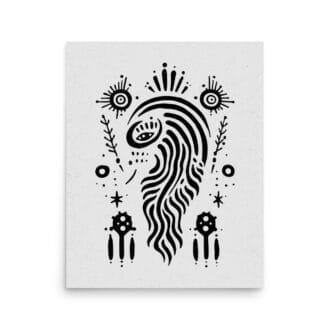 Hallucination 5 Original Art Print by Inkwala expressed in creative abstraction.