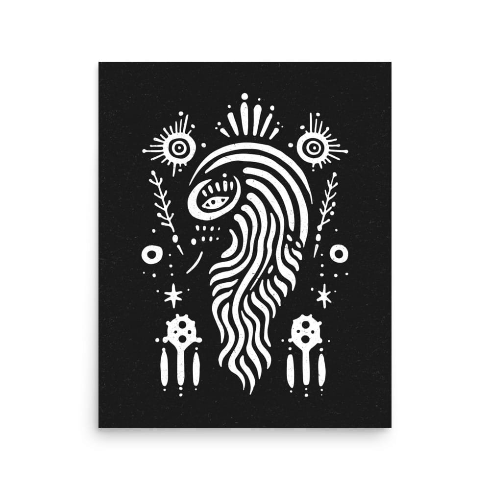 Hallucination 5 Original Art Print by Inkwala expressed in creative abstraction.