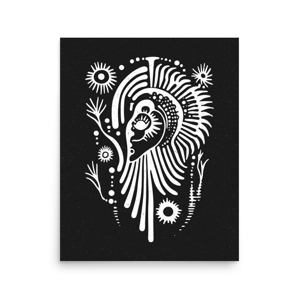 Hallucination 6 Original Art Print by Inkwala expressed in creative abstraction.