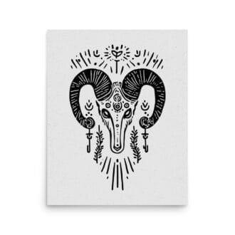 Aries 4 Original Art Print by Inkwala expressed in creative abstraction.