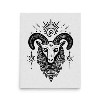 Aries 5 Original Art Print by Inkwala expressed in creative abstraction.