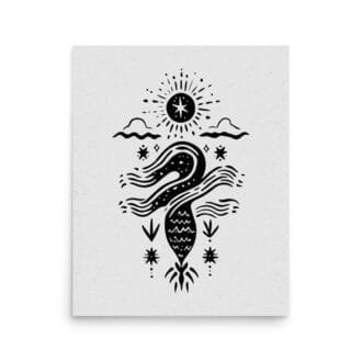 Biodynamics 3 Original Art Print by Inkwala expressed in creative abstraction.