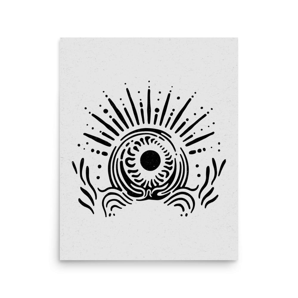 Vision 3 Original Art Print by Inkwala expressed in creative abstraction.