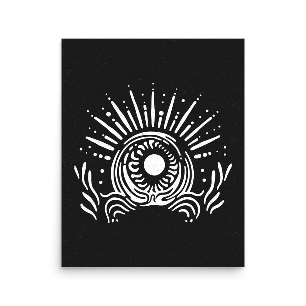 Vision 3 Original Art Print by Inkwala expressed in creative abstraction.