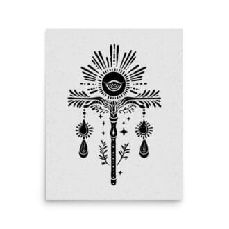 Libra 1 Original Art Print by Inkwala expressed in creative abstraction.