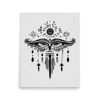 Libra 2 Original Art Print by Inkwala expressed in creative abstraction.