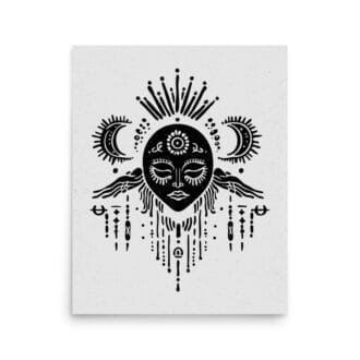 Libra 6 Original Art Print by Inkwala expressed in creative abstraction.