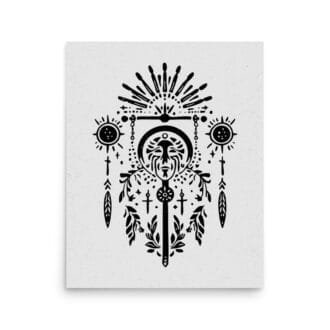 Libra 7 Original Art Print by Inkwala expressed in creative abstraction.