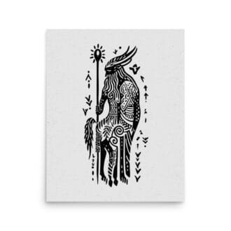 Sagittarius 2 Original Art Print by Inkwala expressed in creative abstraction.