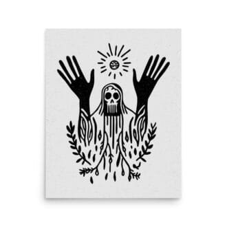 Alter Ego 2 Original Art Print by Inkwala expressed in creative abstraction.