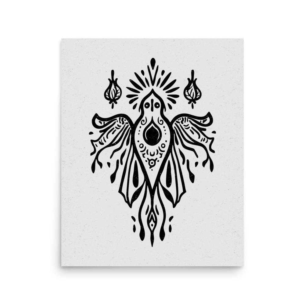 Freedom 1 Original Art Print by Inkwala expressed in creative abstraction.