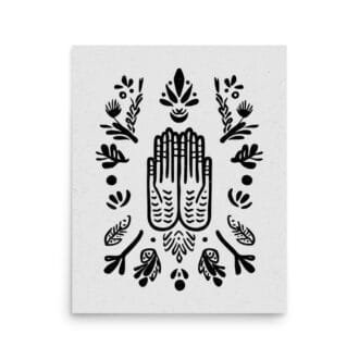 Grateful 1 Original Art Print by Inkwala expressed in creative abstraction.