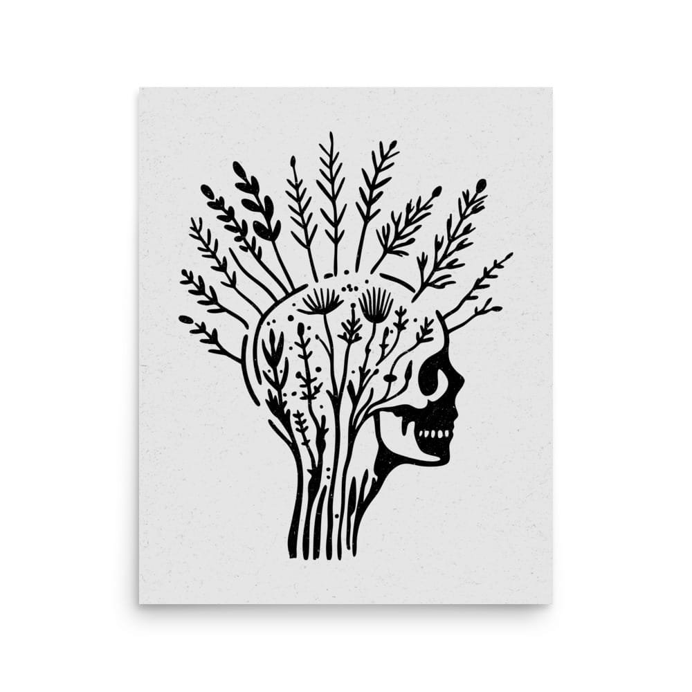 Life and Death 3 Original Art Print by Inkwala expressed in creative abstraction.