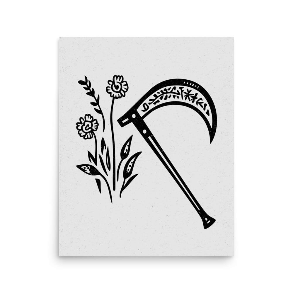 Life and Death 4 Original Art Print by Inkwala expressed in creative abstraction.