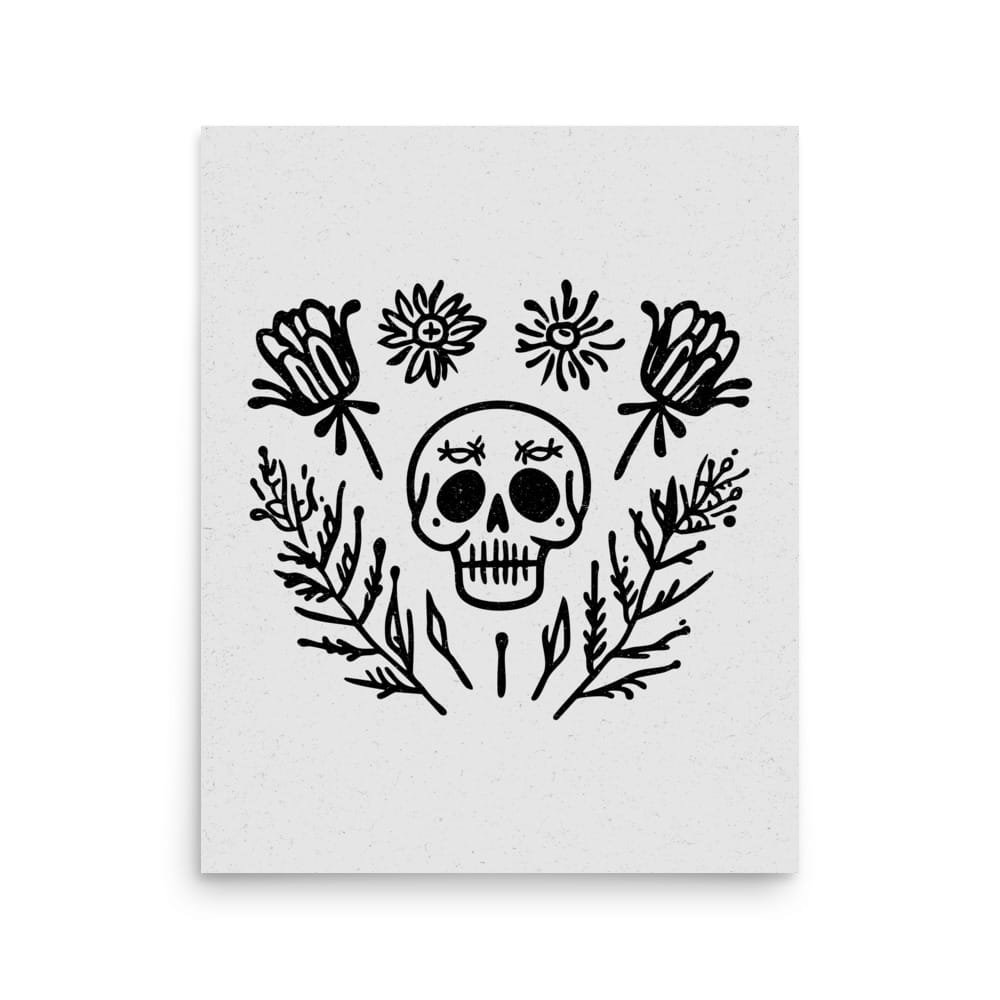 Life and Death 5 Original Art Print by Inkwala expressed in creative abstraction.