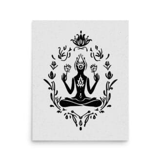 Nirvana 1 Original Art Print by Inkwala expressed in creative abstraction.