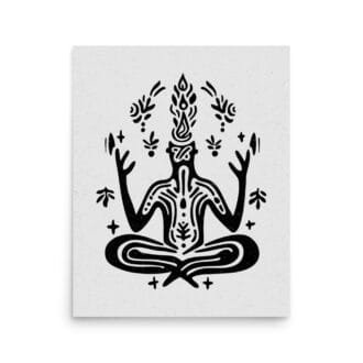 Rebirth 5 Original Art Print by Inkwala expressed in creative abstraction.