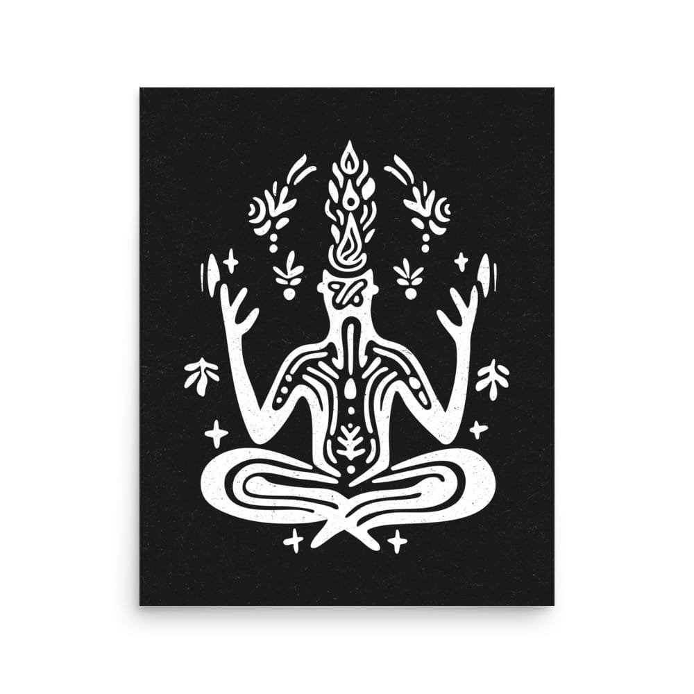 Rebirth 5 Original Art Print by Inkwala expressed in creative abstraction.