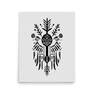 Spirit That Runs Through All Things 4 Original Art Print by Inkwala expressed in creative abstraction.