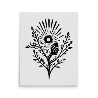 Symbiosis 2 Original Art Print by Inkwala expressed in creative abstraction.