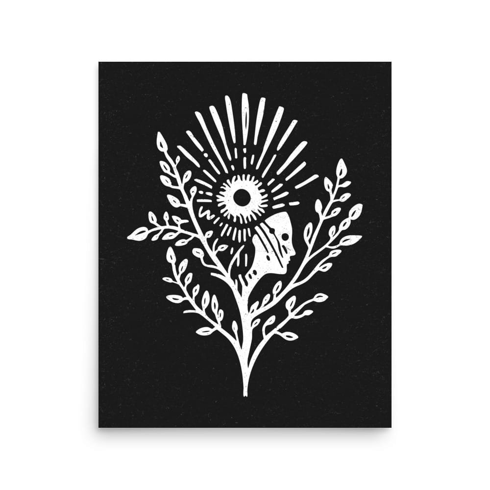 Symbiosis 2 Original Art Print by Inkwala expressed in creative abstraction.