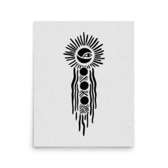 Transcendence 1 Original Art Print by Inkwala expressed in creative abstraction.