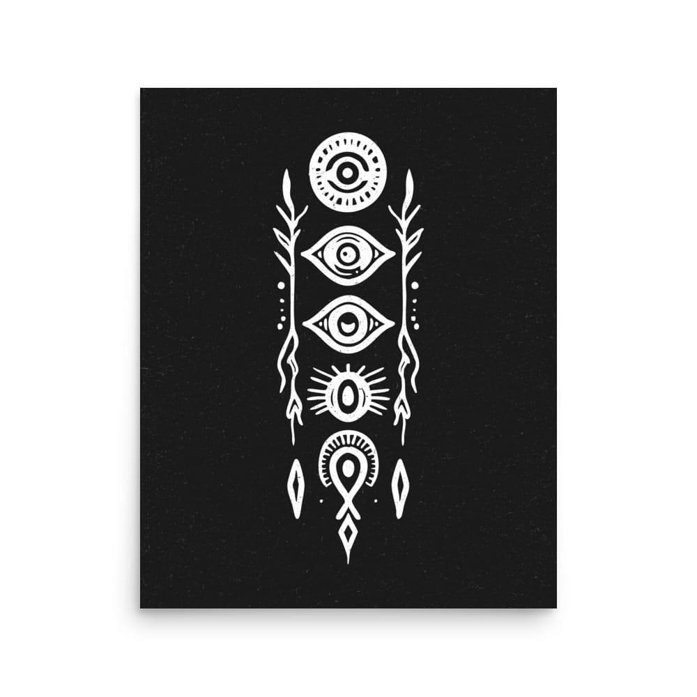 Vision 5 Original Art Print by Inkwala expressed in creative abstraction.